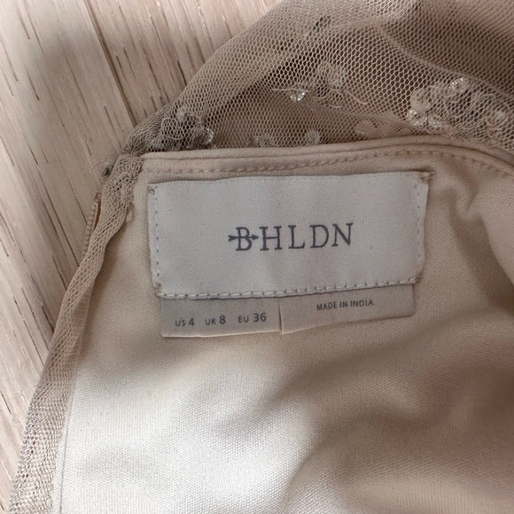 Anthropologie x BHLDN Ginny Embellished Wedding Dress | Size 4 - Picture 9 of 14